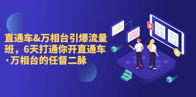 直通车+万相台引爆流量班，6天打通你开直通车·万相台的任督 二脉-靠谱项目库