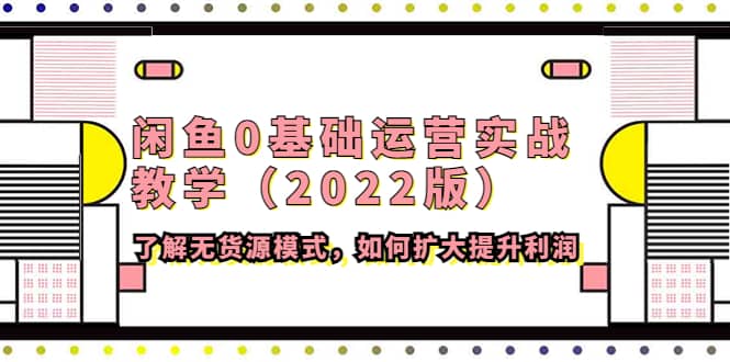 闲鱼0基础运营实战教学(2022版)了解无货源模式,如何扩大提升利润-靠谱项目库