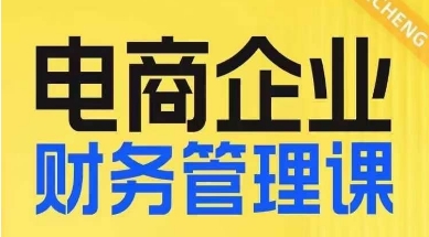 电商企业财务管理线上课，为电商企业规划财税-靠谱项目库