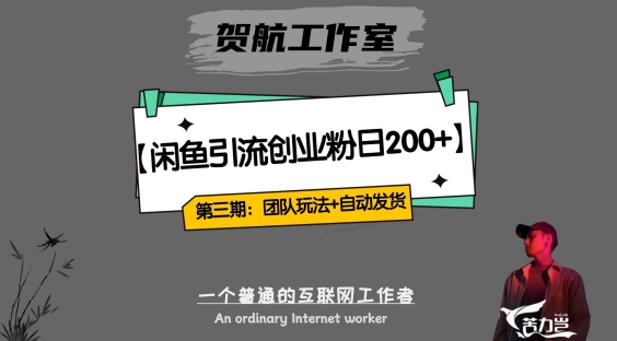 第三期：暴力引流，无脑搬运，闲鱼创业粉引流一天200+，更新全自动发货的团队闭环模式【揭秘】-靠谱项目库