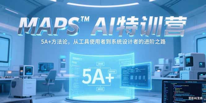 （15215期）MAPSAI特训营，掌握 5A+方法论，从工具使用者到系统设计者的进阶之路-靠谱项目库