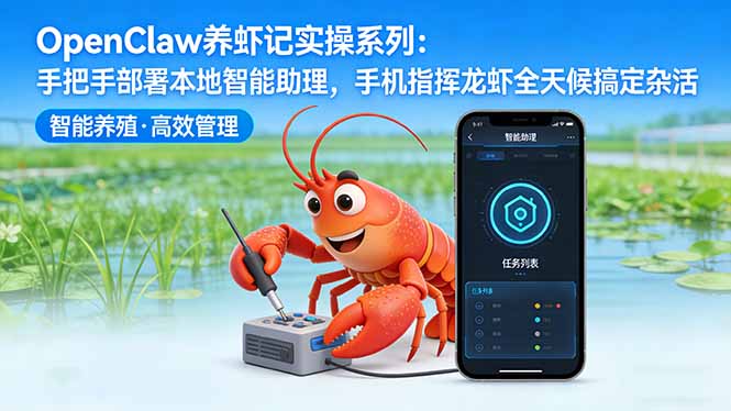 （17846期）OpenClaw养虾记实操系列-更新：手把手部署本地智能助理，手机指挥龙虾全天候搞定杂活-靠谱项目库