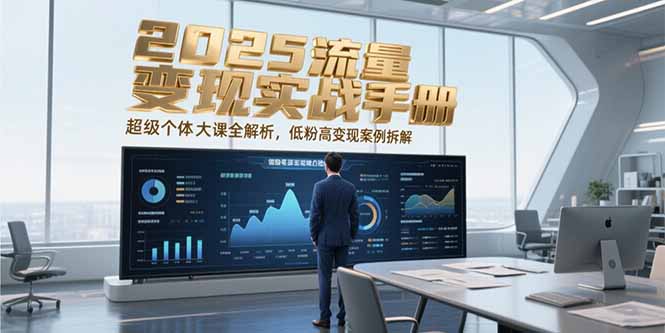 （15188期）2025流量变现实战手册，超级个体大课全解析，低粉高变现案例拆解-靠谱项目库