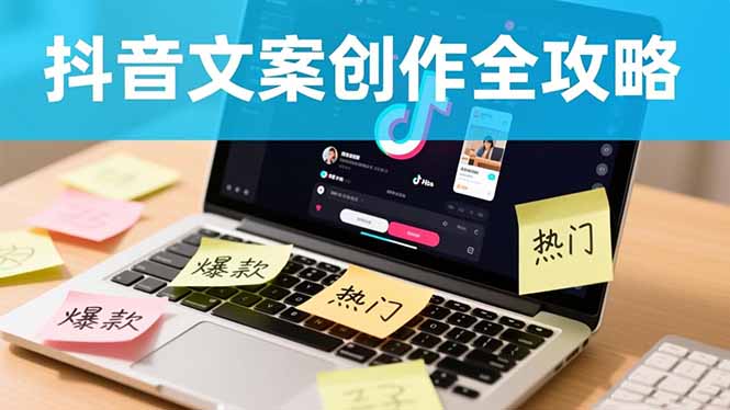（16482期）抖音文案创作全攻略：爆款标题九大绝招,100个模版直接套用,月入过万不是梦-靠谱项目库