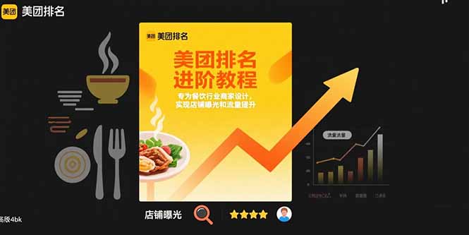 （15528期）美团排名进阶教程：专为餐饮行业商家设计，实现店铺曝光和流量提升-靠谱项目库