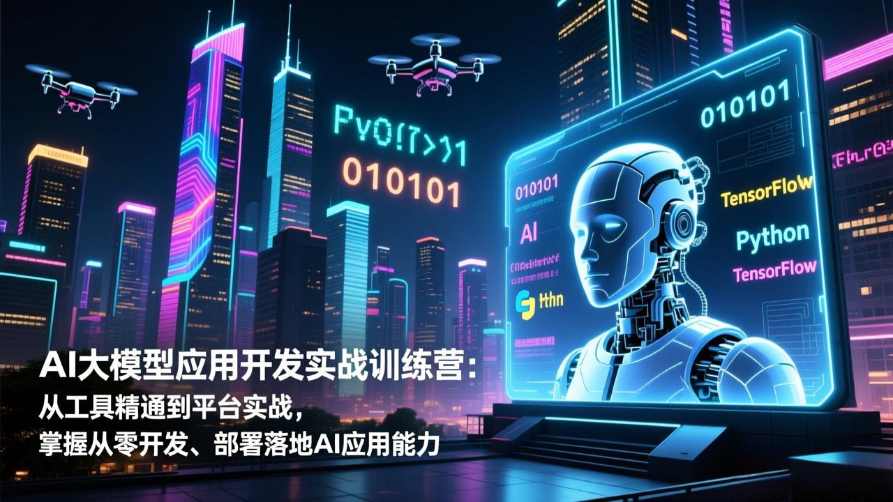 （17058期）AI大模型应用开发实战训练营：从工具精通到平台实战，掌握从零开发、部署落地AI应用能力-靠谱项目库