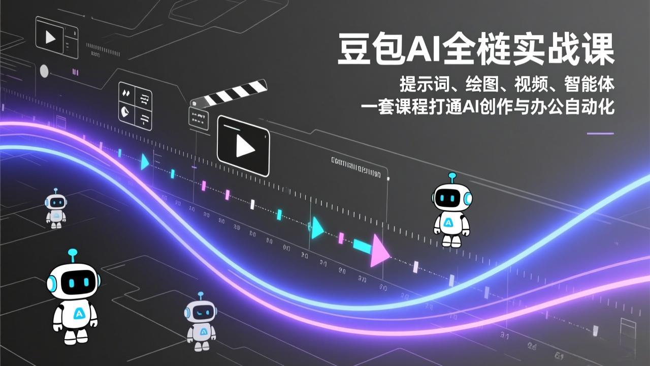 （17385期）豆包AI全栈实战课：提示词、绘图、视频、智能体，一套课程打通AI创作与办公自动化-靠谱项目库