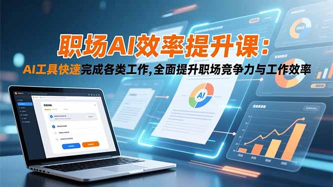 （16598期）职场AI效率提升课：AI工具快速完成各类工作,全面提升职场竞争力与工作效率-靠谱项目库