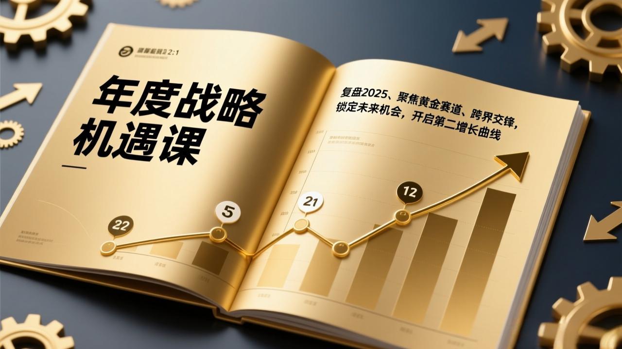 （17077期）年度战略机遇课，复盘2025、聚焦黄金赛道、跨界交锋，锁定未来机会，开启第二增长曲线-靠谱项目库