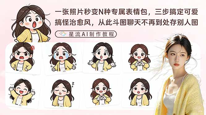 （17482期）一张照片秒变N种专属表情包，三步搞定可爱搞怪治愈风，从此斗图聊天不再到处存别人图-靠谱项目库