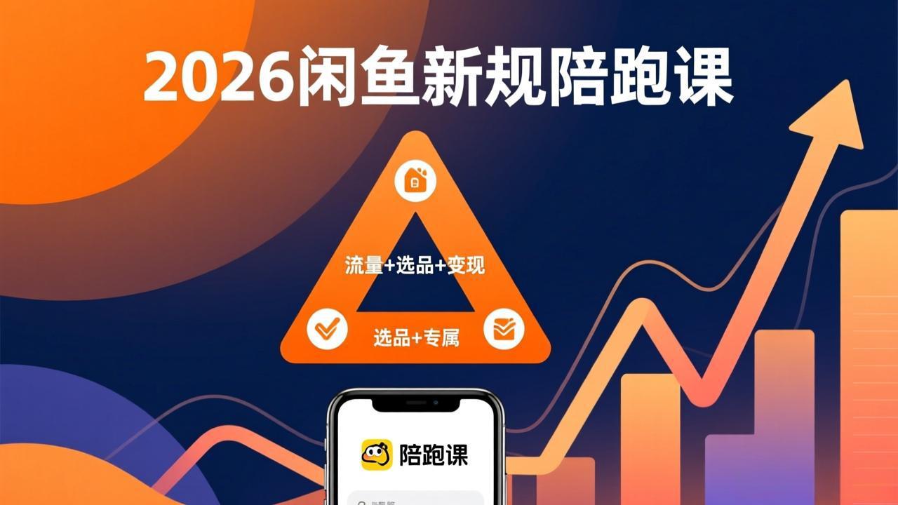 （17483期）2026闲鱼高阶陪跑课全新上线，带你吃透新规玩转选品流量，从零搭建稳定变现盈利体系-靠谱项目库