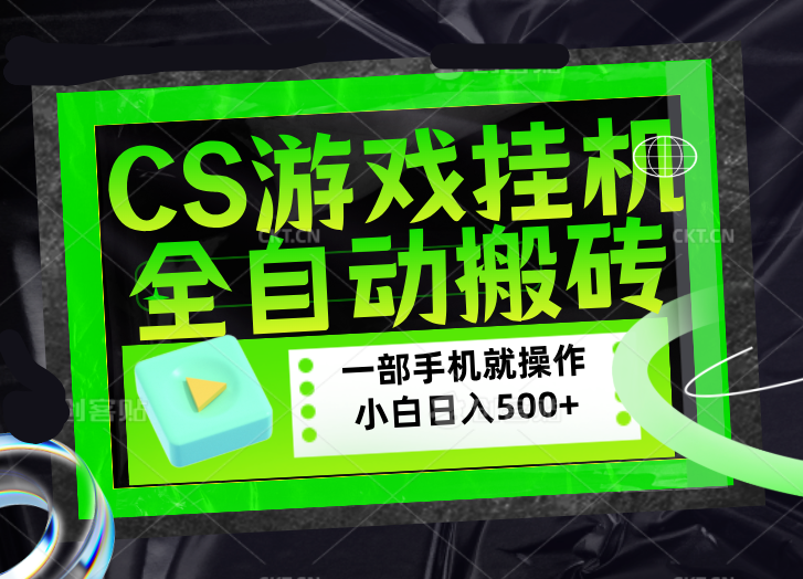 （17876期）CSGO游戏挂机捡漏搬砖，超稳定的项目，带领1000+小白实现日入500+，数据可视频验证-靠谱项目库