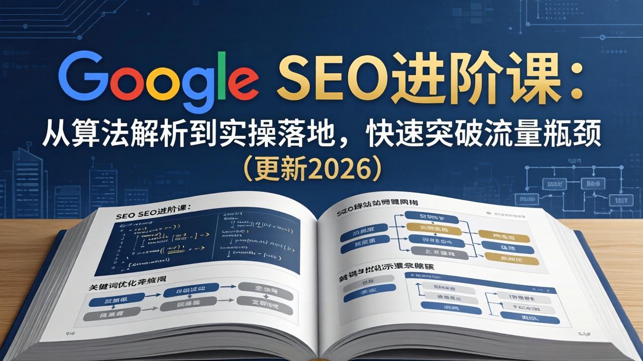 (18048期)Google SEO进阶课:从算法解析到实操落地,快速突破流量瓶颈(更新2026)-靠谱项目库