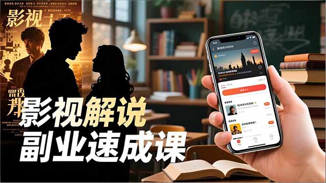 （16740期）Tk影视解说副业速成课，软件安装、全流程实操、爆款预设，新手两周变现-靠谱项目库
