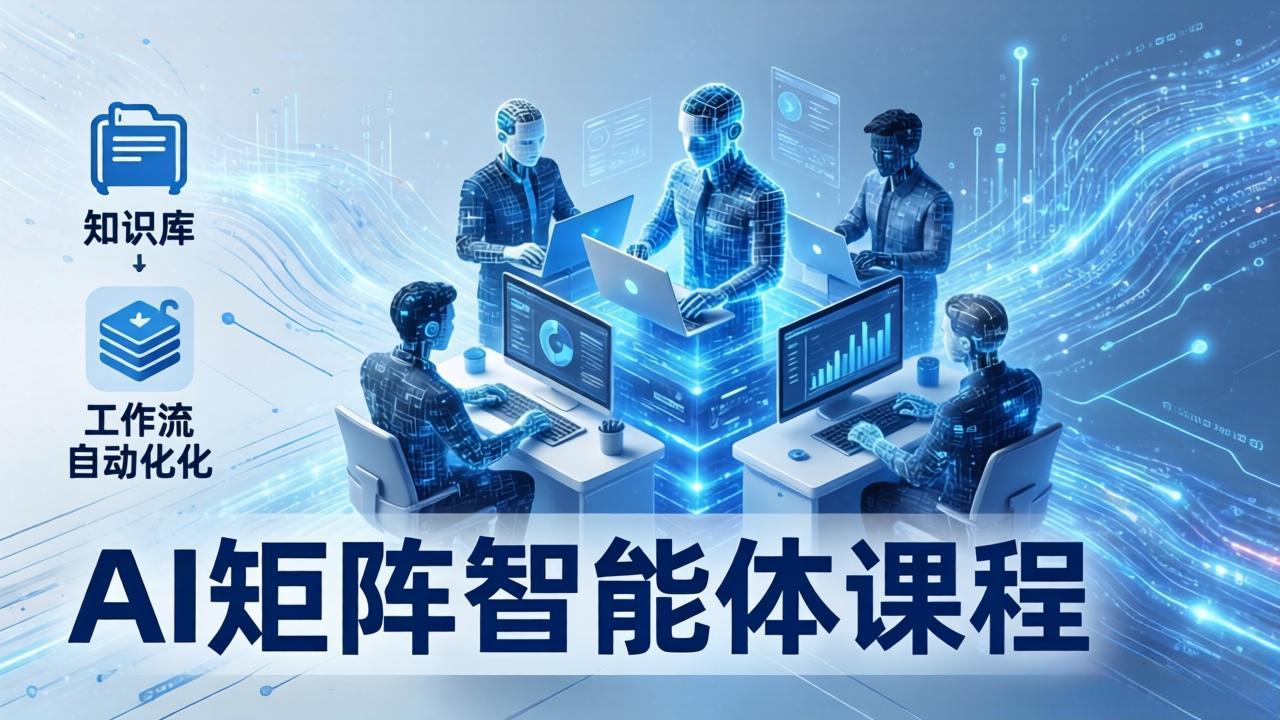 （17759期）AI矩阵智能体实战：100个数字员工批量生产内容，文本知识库+工作流自动化全搞定-靠谱项目库