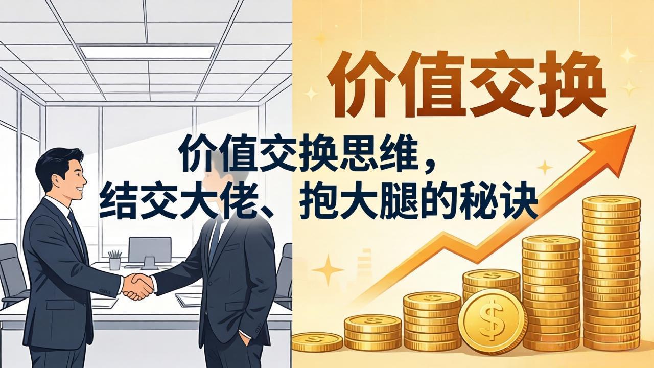（18258期）某付费文章：价值交换思维，结交大佬、抱大腿的秘诀-靠谱项目库