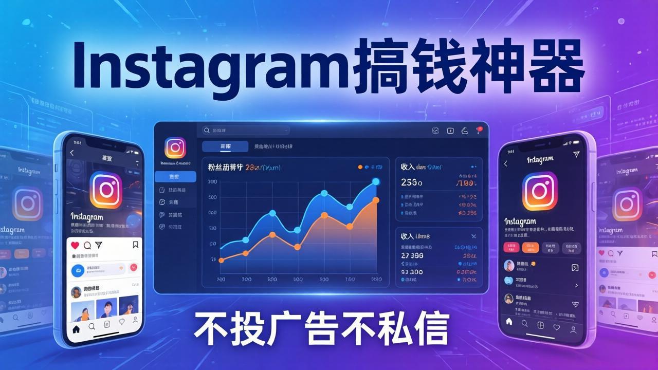 （17731期）Instagram搞钱神器：月涨6万粉+月入5万刀，不投广告不私信，靠算法+低价产品-靠谱项目库