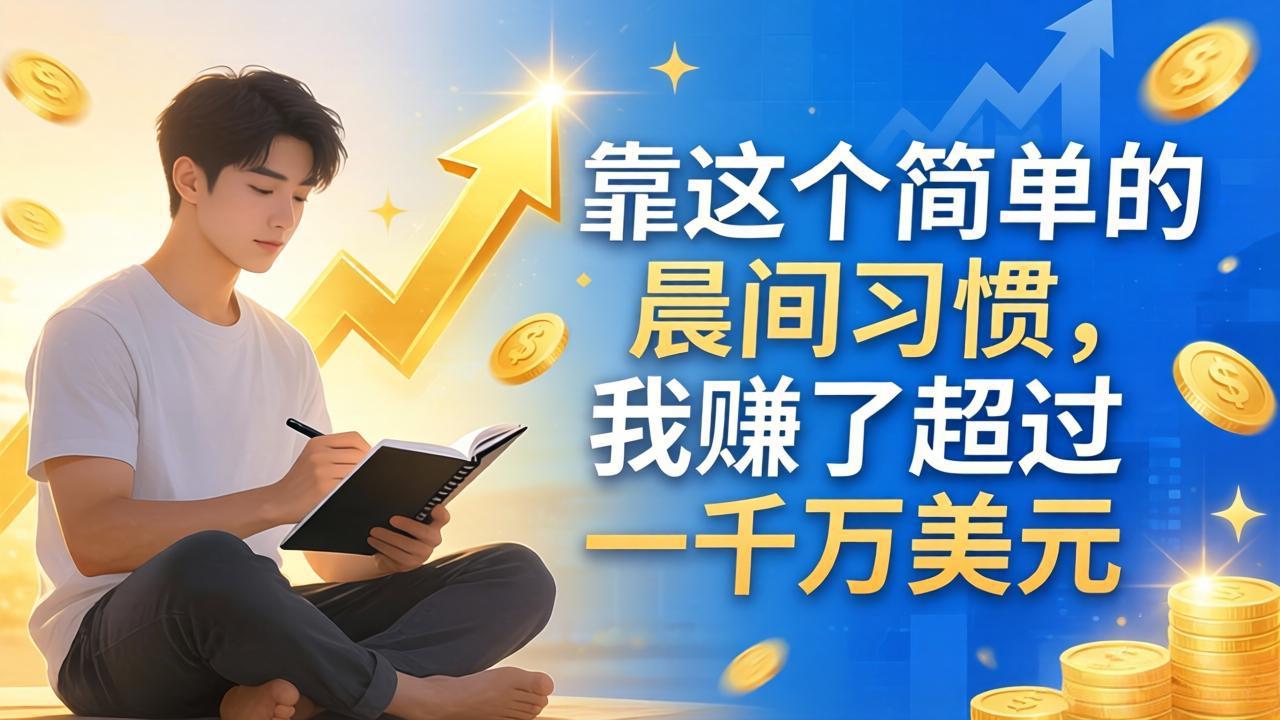 （17937期）付费文章：靠这个简单的晨间习惯，我赚了超过一千万美元-靠谱项目库
