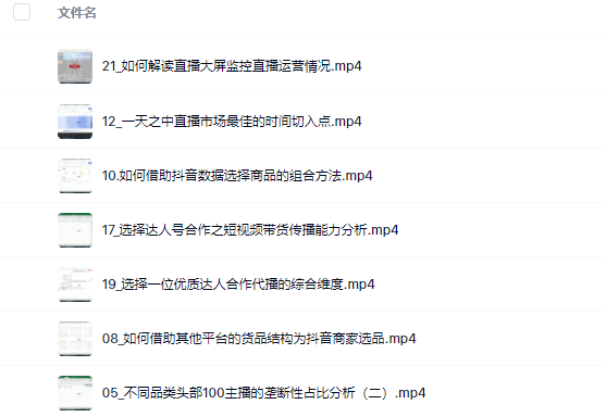 宁静数据2022抖音数据化运营系列课，最新的抖音直播间起爆算法-靠谱项目库
