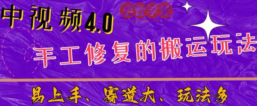 中视频4.0赛道：新手福音，一小时制作，三天过计划，7天看效果【揭秘】-靠谱项目库