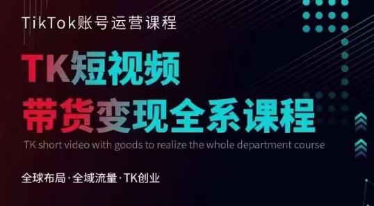 Tiktok运营线上训练营，引流爆单，急速涨粉，Tiktok短视频玩法大揭秘-靠谱项目库