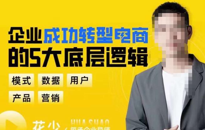 企业成功转型电商的5大底层逻辑，从模式、数据、用户、产品、营销5大板块，助你高效转型电商赛道-靠谱项目库