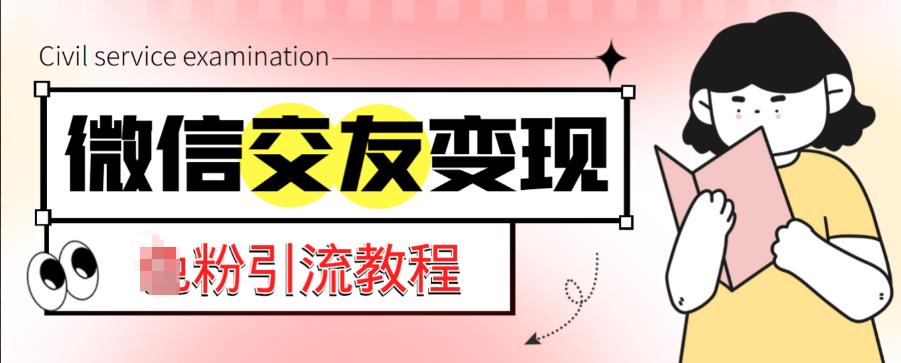 微信交友变现项目,吸引全网LSP男粉精准变现,小白也能轻松上手,日入500+-靠谱项目库