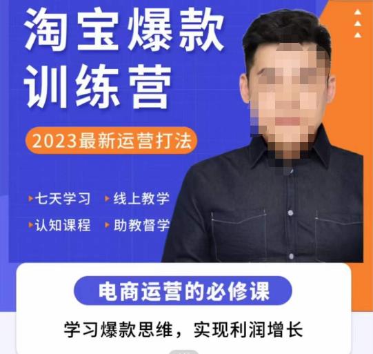 爱上黄昏·淘宝爆款训练营,2023最新运营打法,学习爆款思维,实现利润增长-靠谱项目库