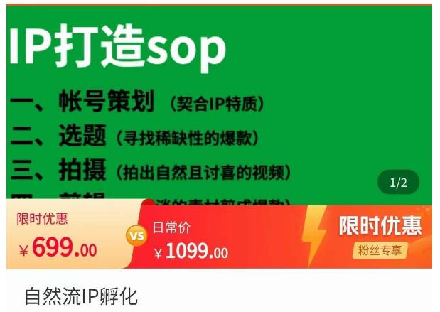 瑶瑶·自然流IP孵化，系统掌握IP孵化全流程，也能学到选题，剪辑，账号运营经验-靠谱项目库