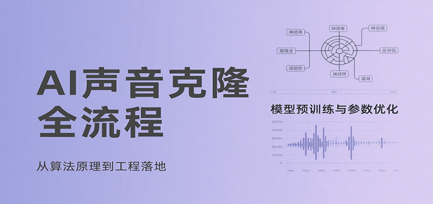 AI声音克隆全流程,基础概念到实战应用,3秒极速声音复刻、模型预训练、云端部署等-靠谱项目库