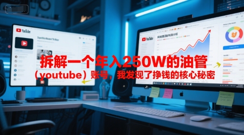 付费文章：拆解一个年入250W的油管（youtube）账号，我发现了挣钱的核心秘密-靠谱项目库