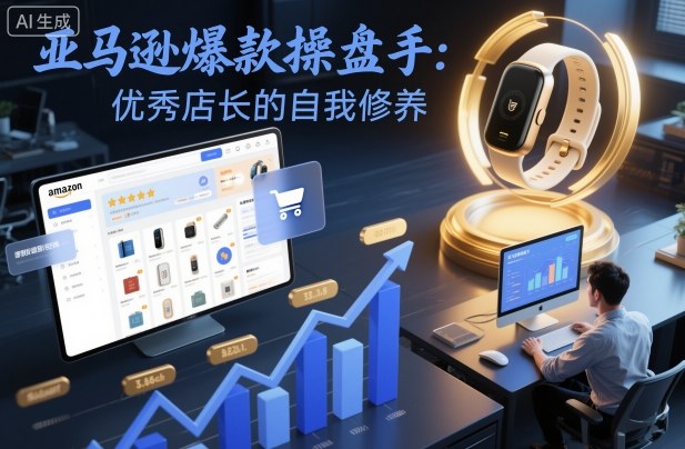 亚马逊爆款操盘手:优秀店长的自我修养-靠谱项目库