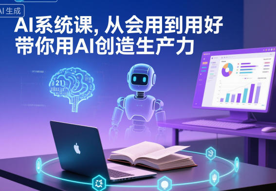 AI系统课，从会用到用好，带你用AI创造生产力-靠谱项目库