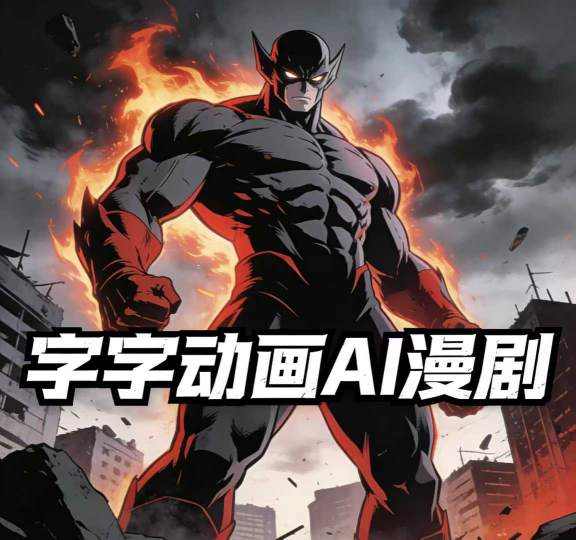 字字动画AI漫剧2026年第1期系统课程，小白看完就能学会实操的漫剧课，单人月收1-3W-靠谱项目库