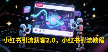 小红书引流获客2.0,小红书引流教程-靠谱项目库