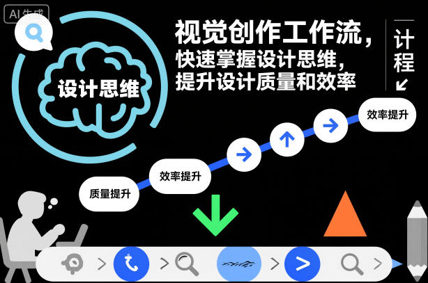 视觉创作工作流，快速掌握设计思维，提升设计质量和效率-靠谱项目库