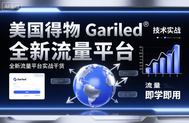 美国得物Gariled技术实战，全新流量平台​实战干货，即学即用-靠谱项目库
