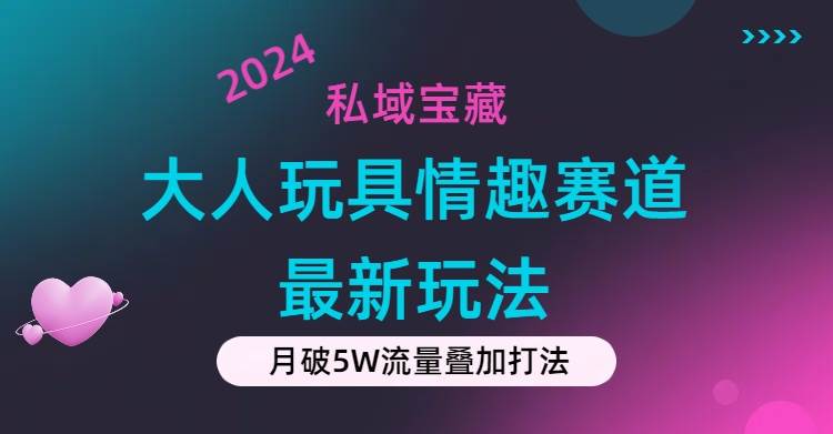 (11541期)私域宝藏:大人玩具情趣赛道合规新玩法,零投入,私域超高流量成单率高-靠谱项目库