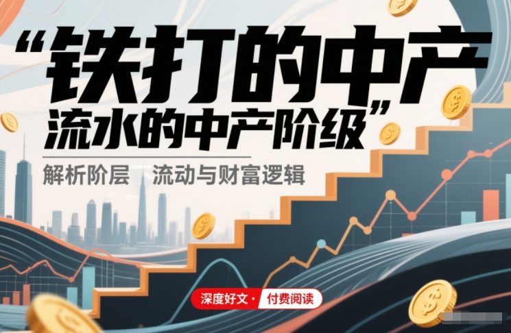 付费文章：铁打的中产，流水的中产阶级-靠谱项目库