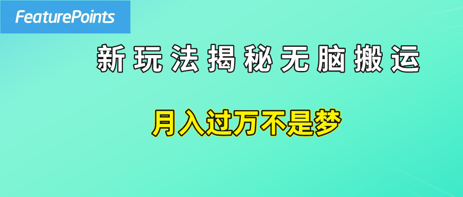 简单操作,每天50美元收入,搬运就是赚钱的秘诀!-靠谱项目库