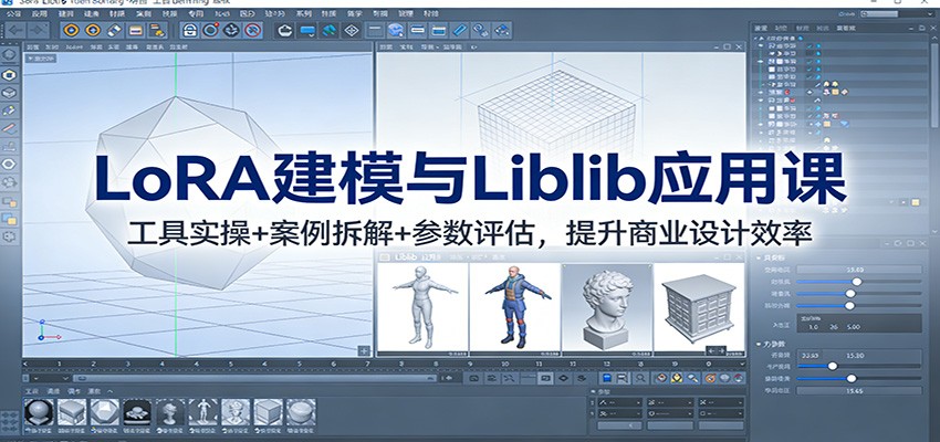 LoRA建模与Liblib应用课：工具实操+案例拆解+参数评估，提升商业设计效率-靠谱项目库