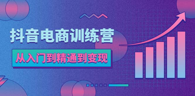 抖音电商训练营:从入门到精通,从账号定位到流量变现,抖店运营实操-靠谱项目库