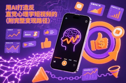 用AI打造“反直觉”心理学短视频的流量密码（附完整变现路径）-靠谱项目库