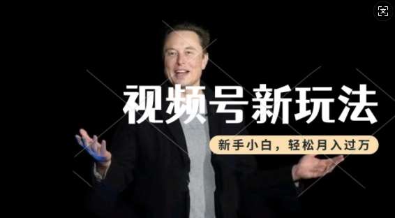 制作热点事件视频，撸视频号分成计划收益，操作简单，新手小白轻松月入过W-靠谱项目库
