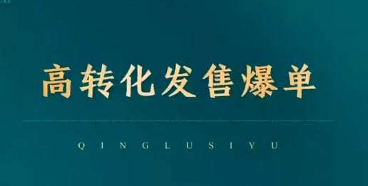 高转化发售爆单,引爆私域成交,打破运营全链-靠谱项目库