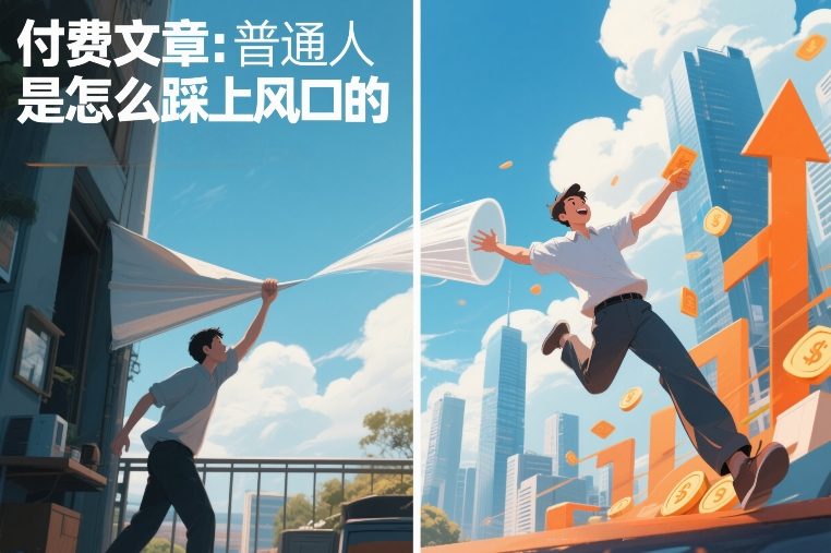 付费文章：普通人是怎么踩上风口的-靠谱项目库