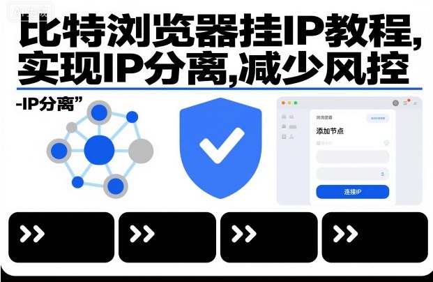 比特浏览器挂IP教程，实现IP分离，减少风控-靠谱项目库