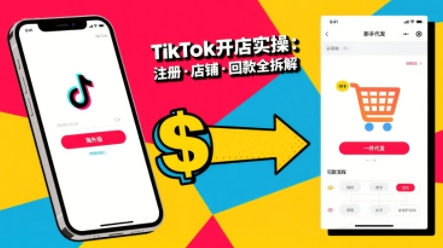 TikTok从开店到投流的进阶课,从基础实操到高阶技巧一网打尽-靠谱项目库