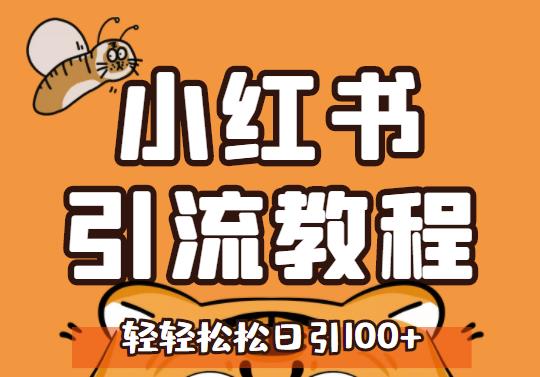 小红书运营引流全系列课程，每天引流100精准粉-靠谱项目库