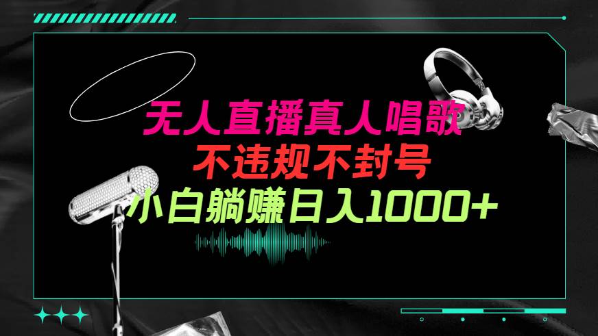 (9622期）抖音24小时无人直播音乐，不违规，不封号纯撸音浪，小白实操当天日入1000+-靠谱项目库